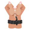 Bound%20hands%20 %20flirtmoji